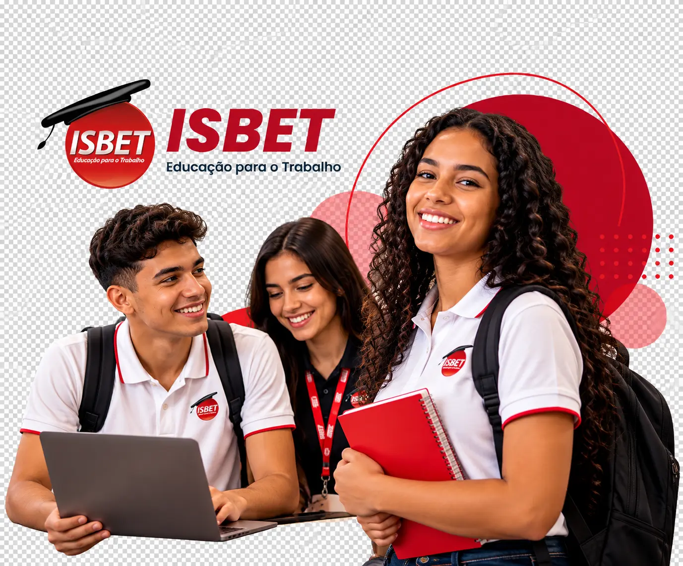 Jovens participando de atividade de formação no ISBET